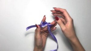 Как завязать бантик / How to tie a bow
