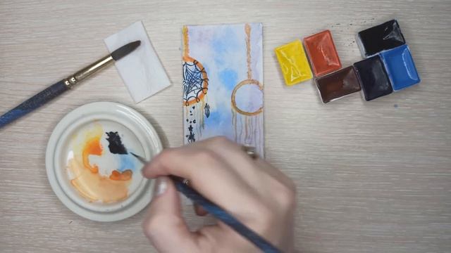 Для расслабления я вам создала простой в рисовании ловец снов. Кто повторит? смотреть онлайн