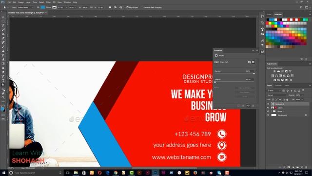 How To Make Facebook Cover Photo Design in Photoshop CC - Photoshop Bangla Tutorial смотреть онлайн