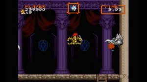 Super Nintendo (Snes) 16-bit Chou Makai Mura Stage 7_The Corridor of Ghosts - Коридор призраков