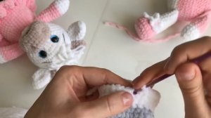 Мастер-класс. Вязаная корова крючком. Часть 3