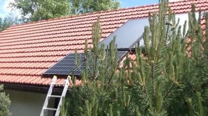 Домашняя мини солнечная электростанция / Small home solar power plant