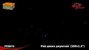 рс8670 Рай диких джунглей Батарея салютов
