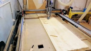 Раскрой с основой лестницы на ЧПУ фрезере