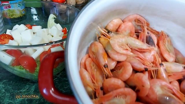 Этот #полезный #салат с #креветками станет #любимым для #похудения . Особенности в #заправке