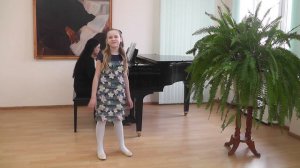 Алексеева Полина 9 лет. Академический вокал.