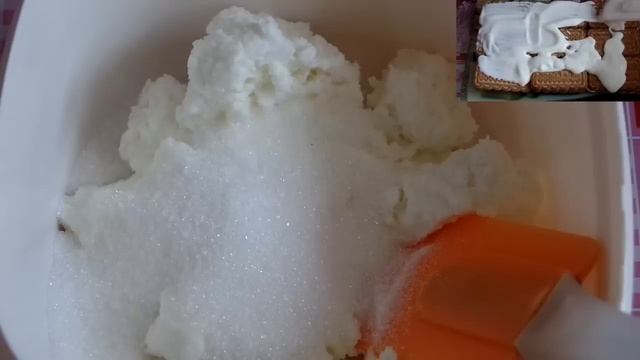 Творожно сметанный крем. Простой видео рецепт