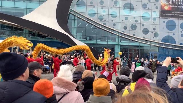 Пролёт змея - Москва - Китайский Новый Год 21-22 января. смотреть онлайн