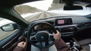 2020 BMW 540i 3.0 AT - POV TEST DRIVE