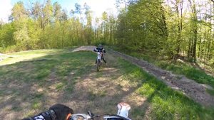 Учу жену ездить на эндуро мотоцикле влог @TracerSergey