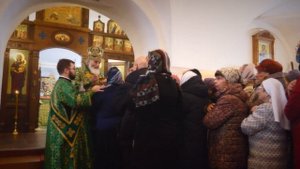 Праздничная служба    в Свято-Троицком Зеленецком мужском монастыре в ноябре 2022 года.