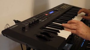 Snowflakes - A Relaxing Tune Played On The Yamaha MX49 Synthesizer