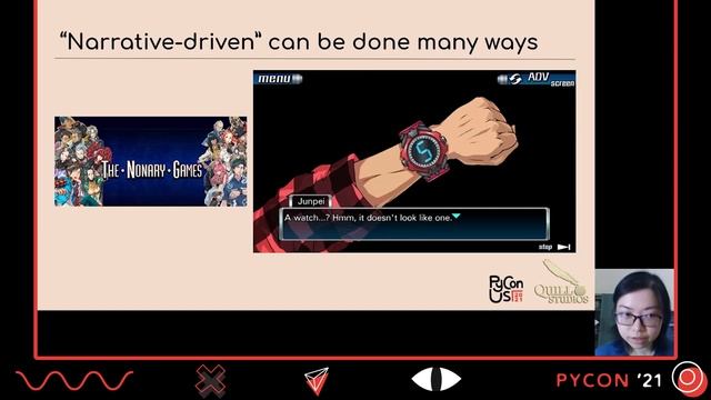 TALK / Susan Shu Chang / Narrative-focused video games development with Ren'Py an open source engin смотреть онлайн