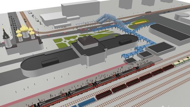 Имитационное моделирование транспортного узла г. Тверь в Anylogic смотреть онлайн