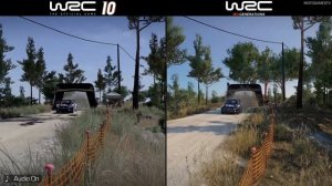 WRC 10 vs WRC Generations Comparison - Volkswagen Polo R WRC at Rally Italy - Sardinia