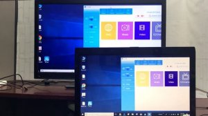 Wireless screen mirroring from Windows laptop to TV