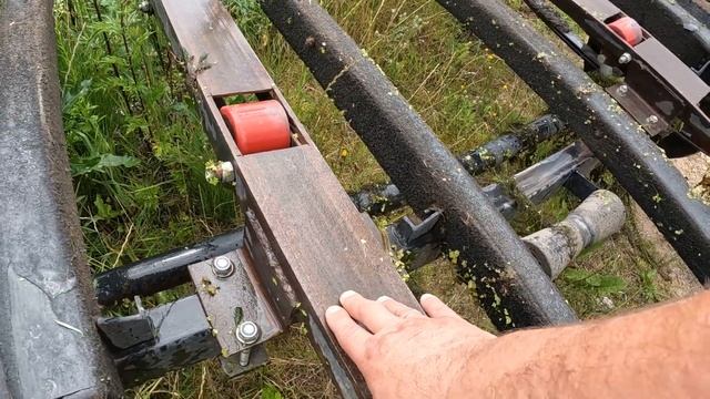 Роликовая система своими руками, гидравлическая. На лодочном прицепе. смотреть онлайн