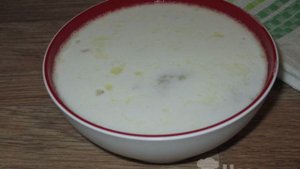 Ячка с молоком и сливочным маслом