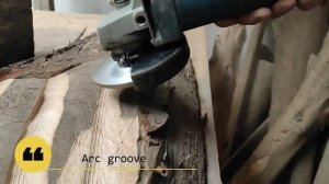 Диск абразивный для УШМ, болгарки/ диск обдирочный по дереву 100х22 мм