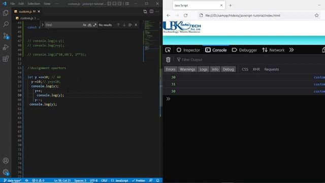 JavaScript Operators Tutorial in Hindi || Javascript Course For Beginners In Hindi #javascript