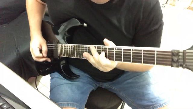 Megadeth Tornado of Souls solo on my Ibanez RGT6EX смотреть онлайн