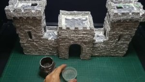 How to Build Realistic Medieval Castle Tower and Gate Diorama
