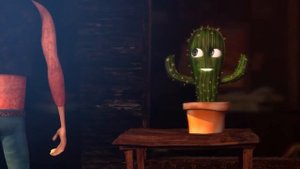 Короткометражный мультик - про кактусы Пустынный