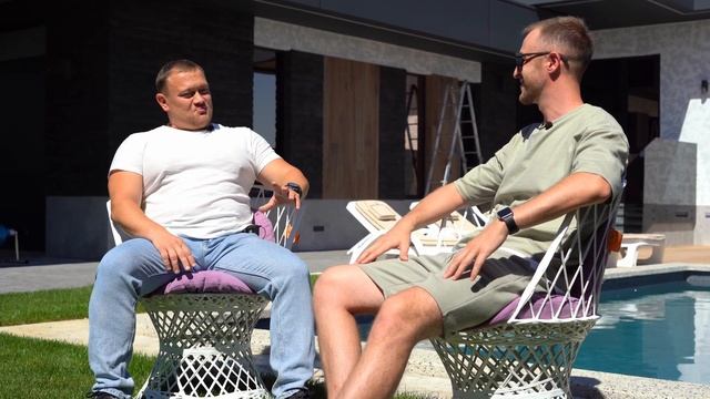 Современный и стильный дом с бассейном в Краснодаре . смотреть онлайн