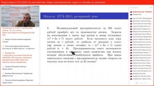 Подготовка к ЕГЭ 2023 года по математике.  Виды экономических задач и способы их решения