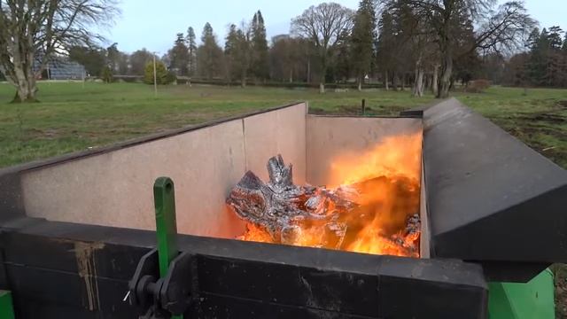 Утилизатор древесных отходов с воздушной завесой смотреть онлайн