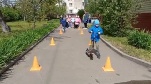 Спортивная игра "Зарница" в старшей группе