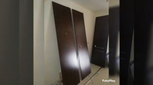 Разбор и перевозка встроенного шкафа купе.