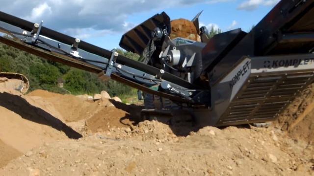 Мобильный грохот KOMPATTO 5030 (ЧАСТЬ 1)