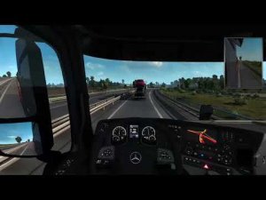 Euro Truck Simulator 2 - Ганновер до Росток, груз Резервуары 12т, расстояние 336км