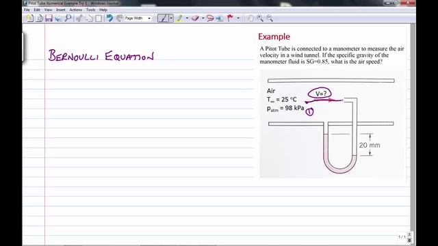 Solved Problem: Measurement of Air Velocity with a Pitot Tube смотреть онлайн