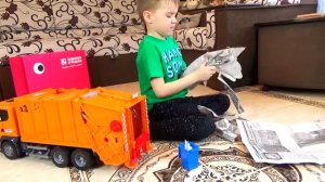 Машинка Мусоровоз #Bruder Грузовик #Машинки для мальчиков