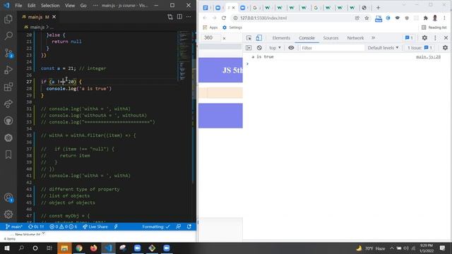 5-3. Javascript Object and array methods