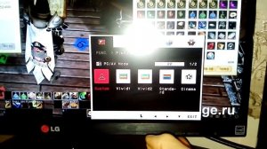 LG 23EA63V-P меню и режимы отображения / menu and display modes