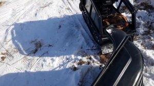 Мотобуксировщик Шармакс. Перевозка досок.