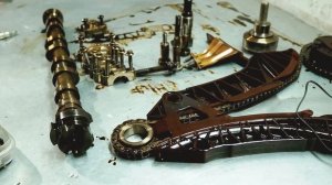 Замена маслосъёмных колпачков и цепи BMW N13 f20