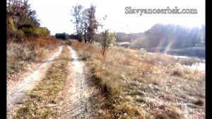 Прогулка к реке Северский Донец и озеру Большое пгт. Славяносербск октябрь 2015 год