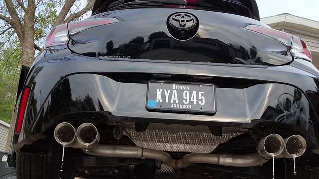 2021 Corolla Hatchback SE Nightshade Muffler Delete Startup and Revs After Wash смотреть онлайн