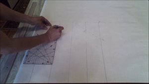 Построение выкройки прямого рукава на полную руку 2 способа