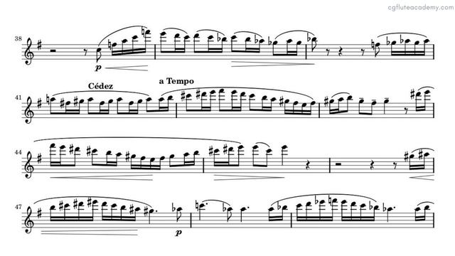 Philippe Gaubert – Madrigal ♩= 90 (Actual Speed) Flute & Piano midi with metronome смотреть онлайн