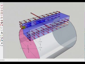 4. Анализ работы шпонки при передаче крутящего момента. 3D, анимация