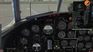 Загрузка, холодный старт. Ан-24 Фелис Паршуков Тронов 1.2.0 орг версия.