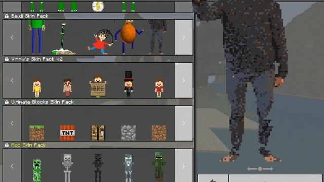 Скины мобов в майнкрафт pe смотреть онлайн