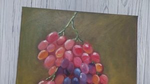 Живопись маслом, картина маслом виноград