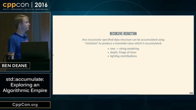 CppCon 2016: Ben Deane "std::accumulate: Exploring an Algorithmic Empire" смотреть онлайн
