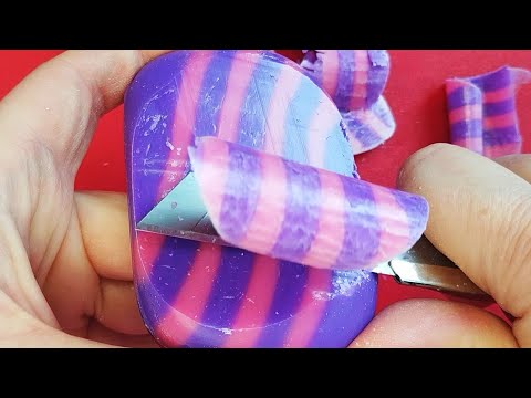 ASMR ВИДЕО/РЕЗКА МЫЛА/РАССЛАБЛЯЮЩЕЕ ВИДЕО/ВИДЕО БЕЗ СЛОВ/ТРУБОЧКИ ИЗ МЫЛА/МЫЛЬНЫЕ РУЛЕТИКИ/
